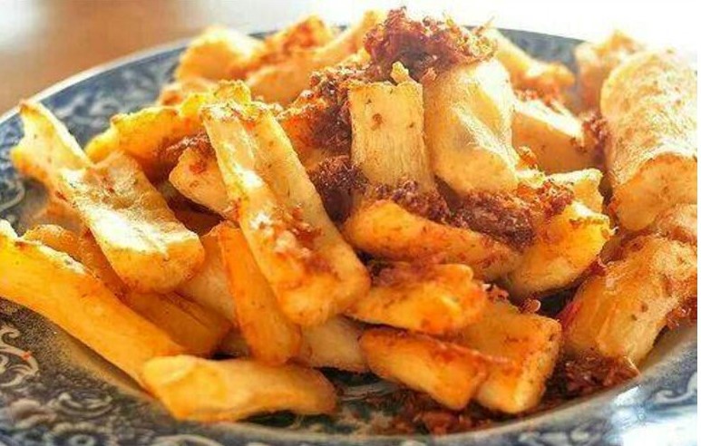 Crispy, healthy cassava chips