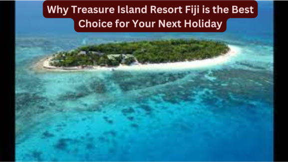 Ariel view of Treasure Island Resort Fiji