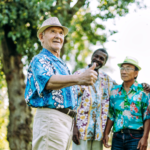 Old men playing Fiji Traditional Music