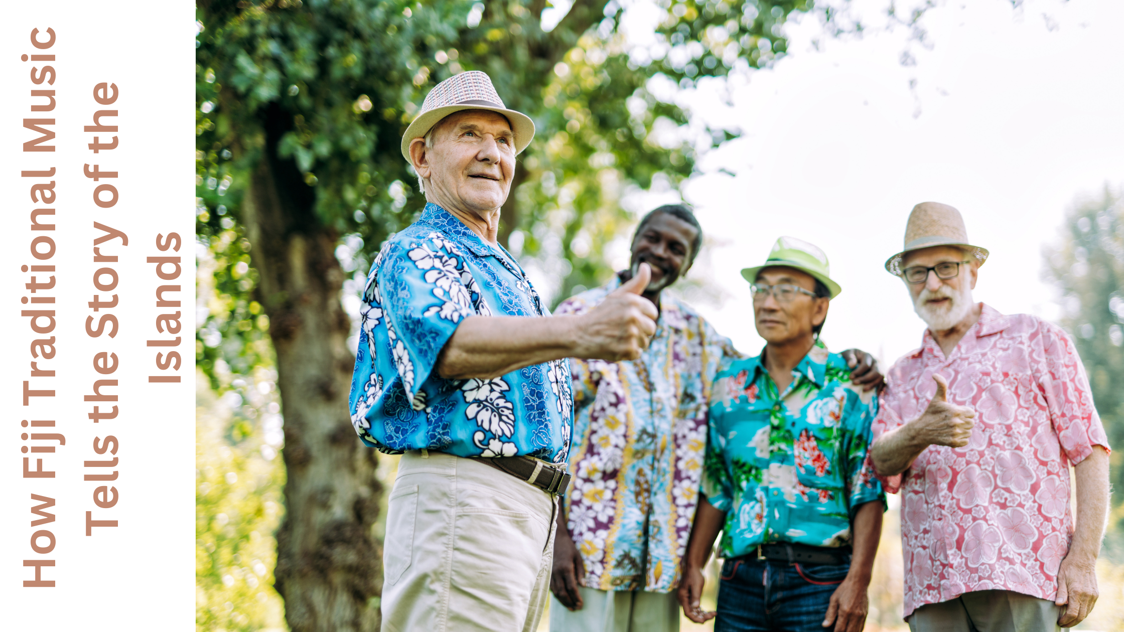 Old men playing Fiji Traditional Music