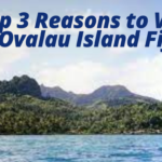 Ariel view of Ovalau Island Fiji