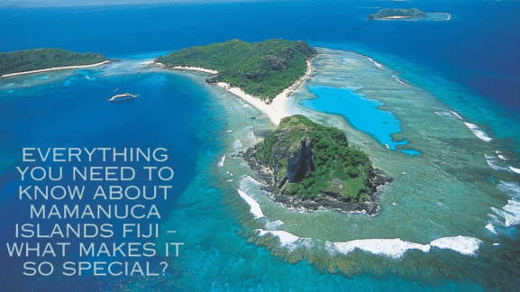 Ariel view of Mamanuca Islands Fiji