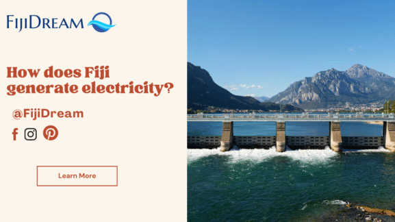 How does Fiji generate electricity?