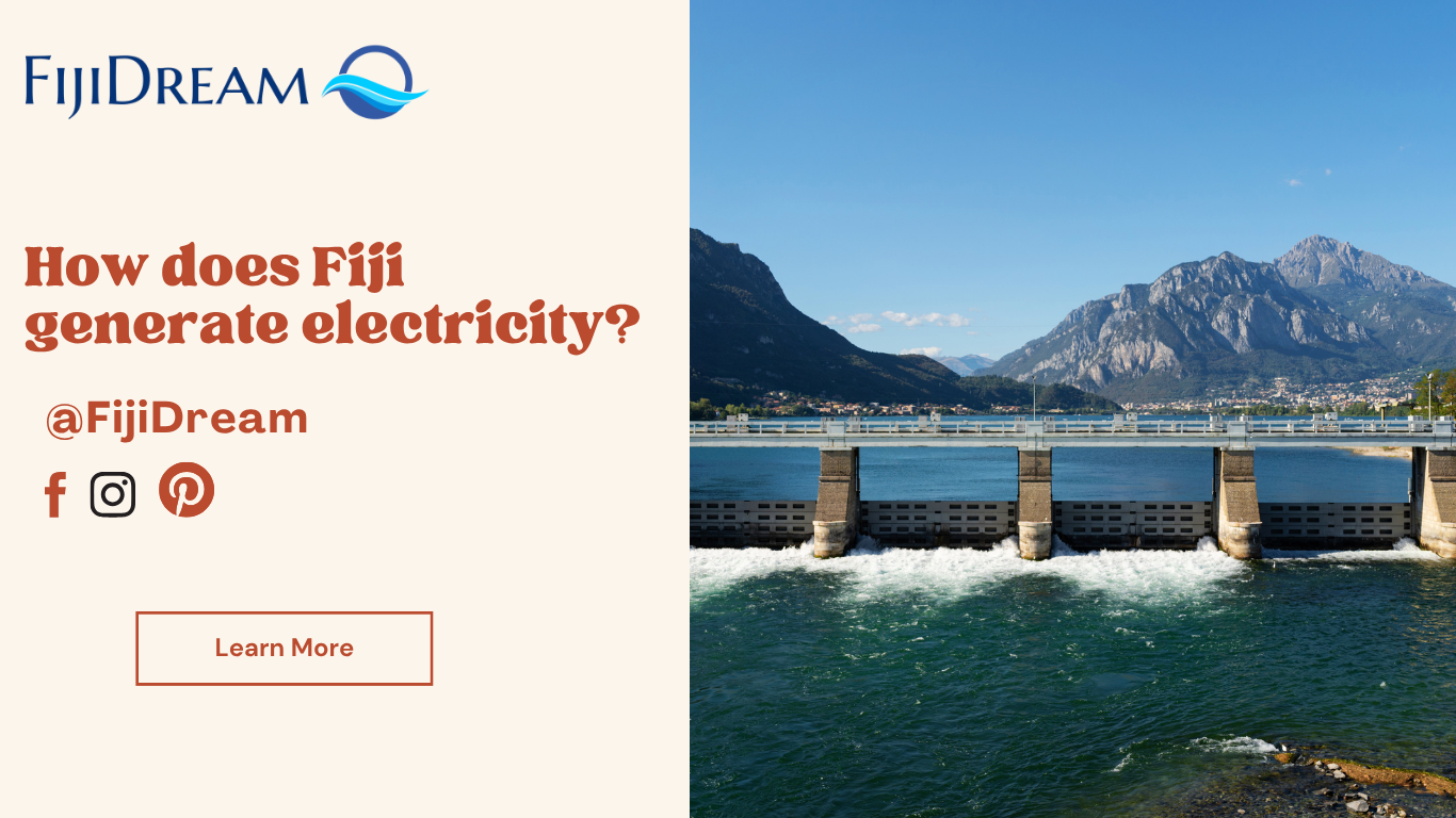 How does Fiji generate electricity?