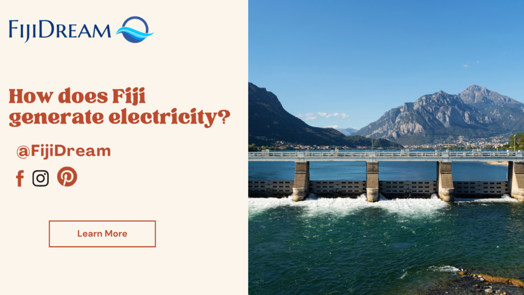 How does Fiji generate electricity?