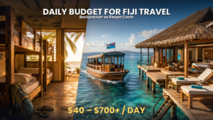 Daily Budget for Fiji Travel Backpacker vs Resort Costs