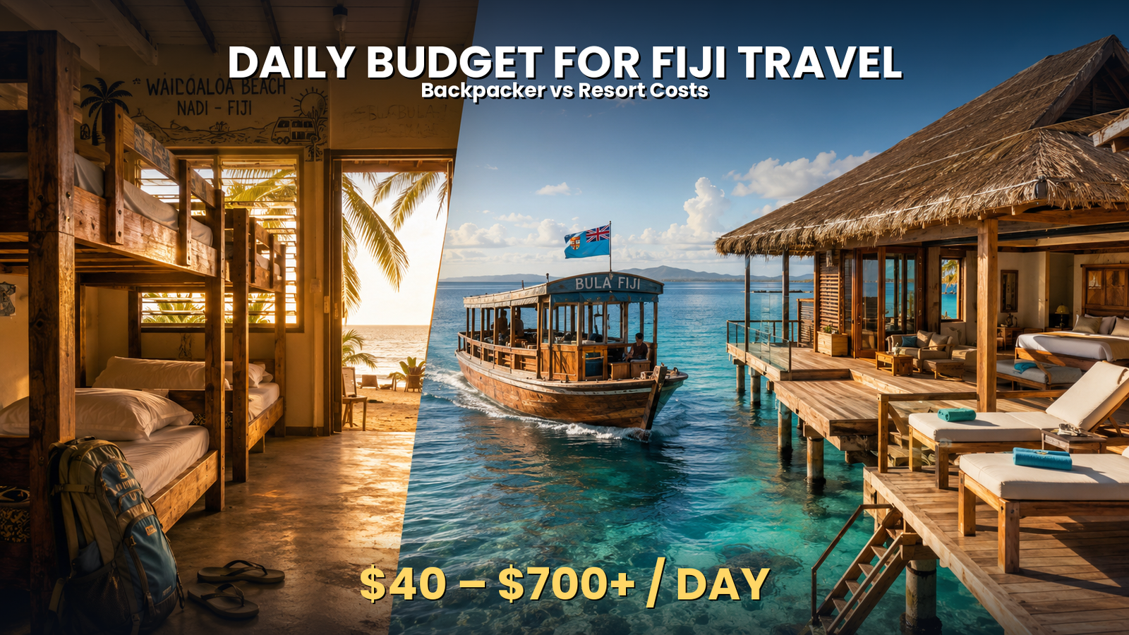 Daily Budget for Fiji Travel: Backpacker vs Resort Costs