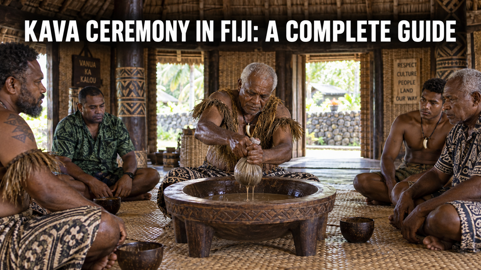 Kava ceremony Fiji guide